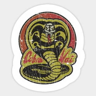 VINTAGE RETRO STYLE -Cobra Kai 80s Sticker